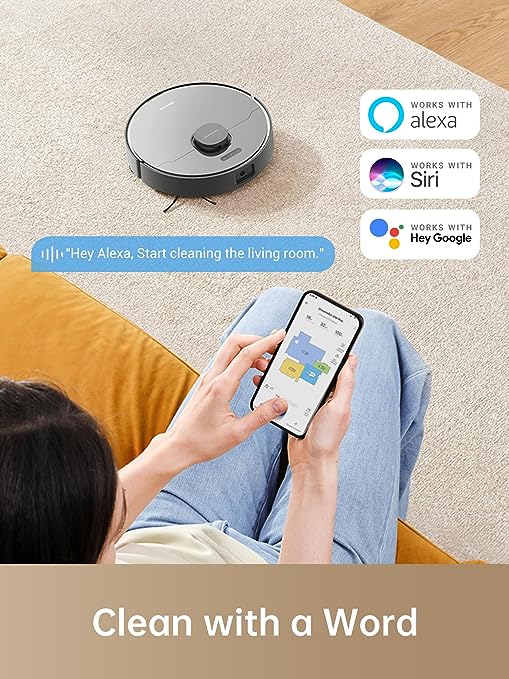 Dreametech D10s Plus Robot Vacuum - Thumbnail 4